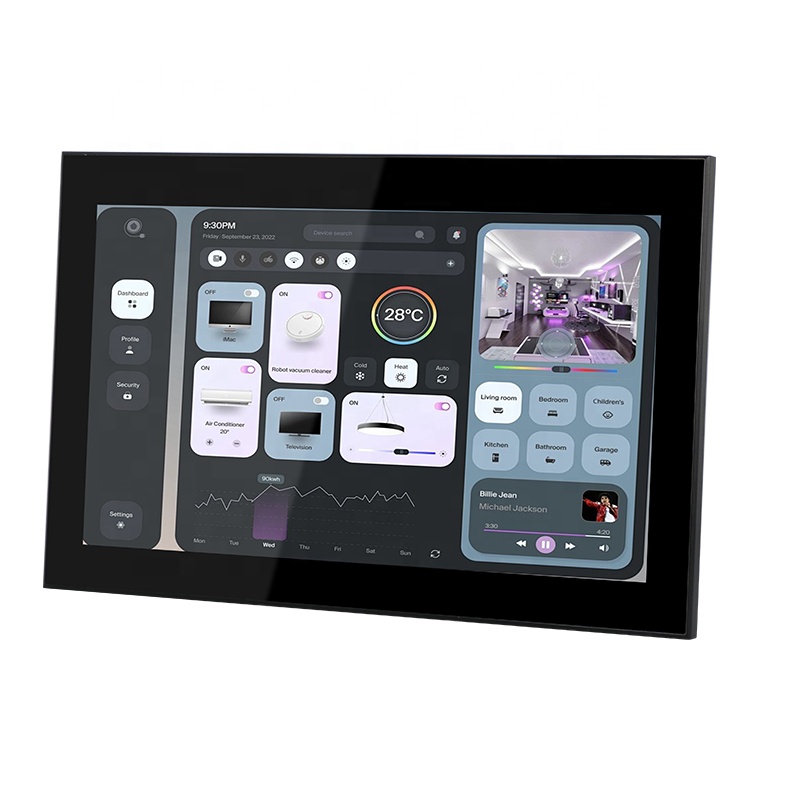 Home Bar Android - Duży, 14-calowy, elektryczny, inteligentny dzwonek do