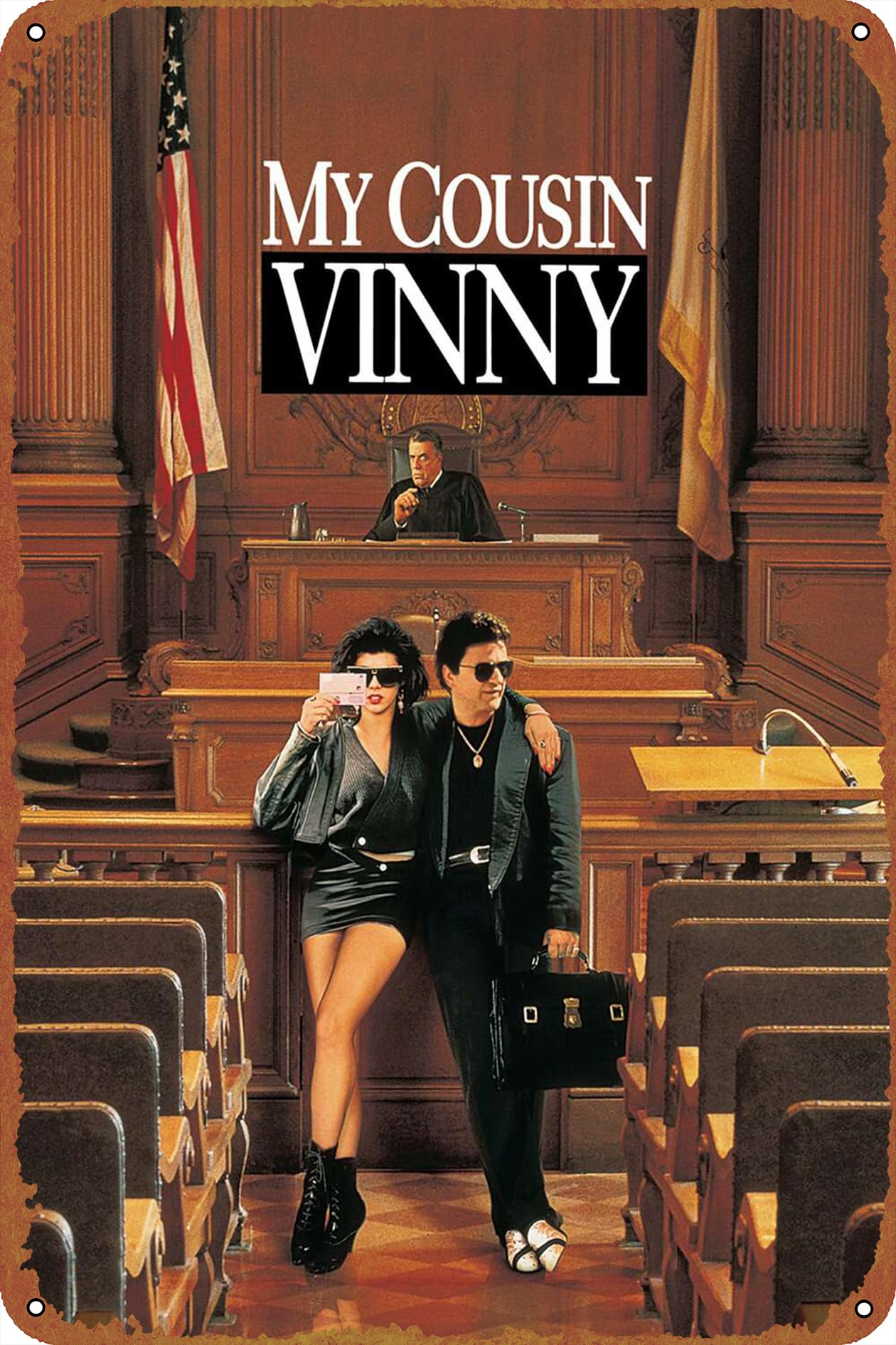 Home Bar And Restaurant - Plakat filmowy My Cousin Vinny, metalowy