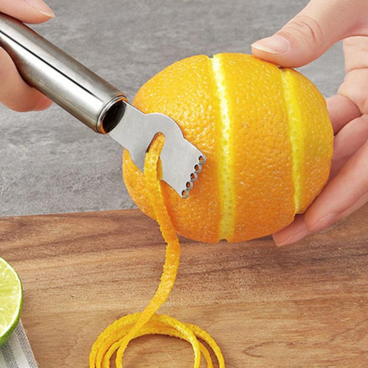 Narzędzie do obierania cytryn  – Peeler Channel Knife recenzja i cena