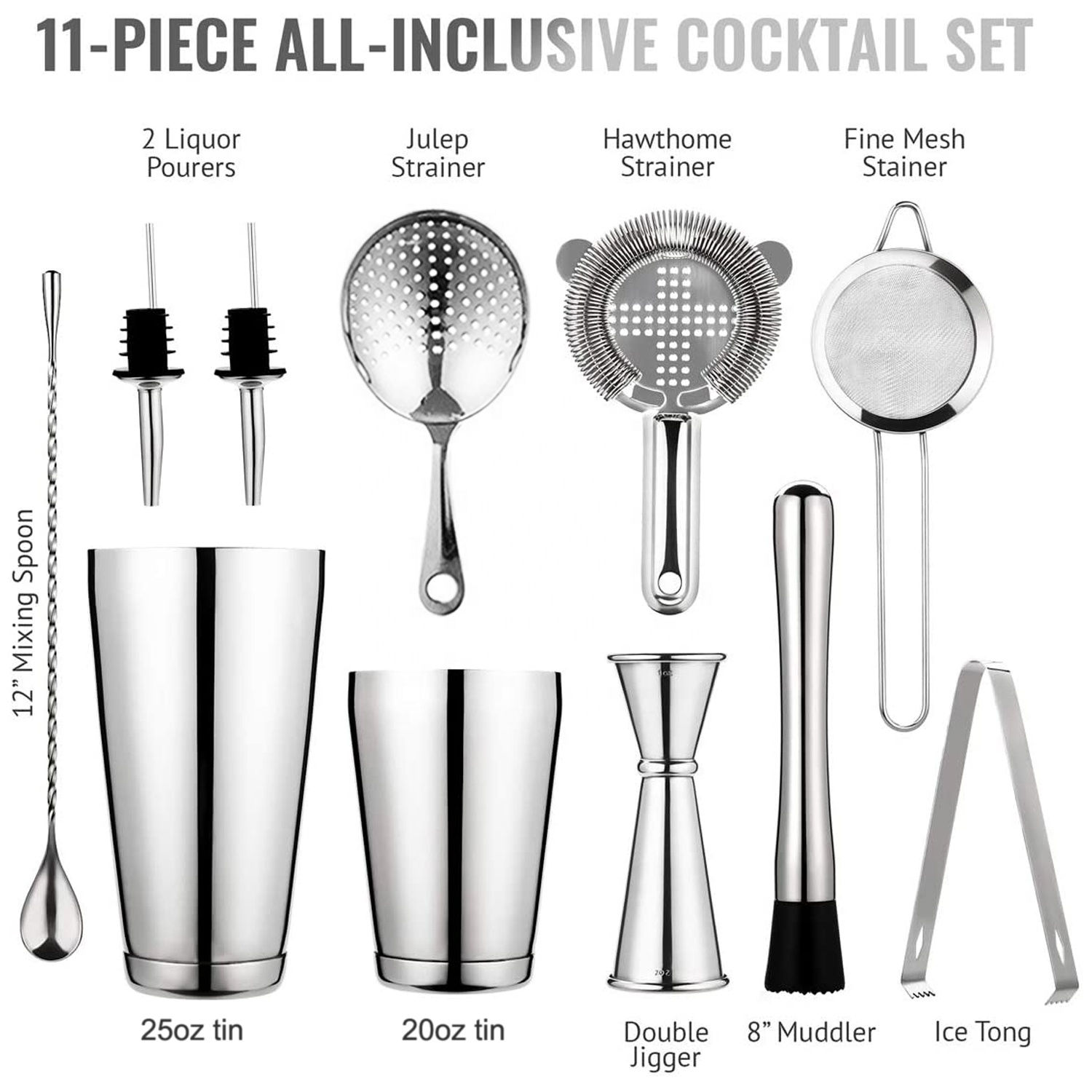 stllCAMOL FACTORY 11-częściowy – Boston Shaker Set recenzja i cena