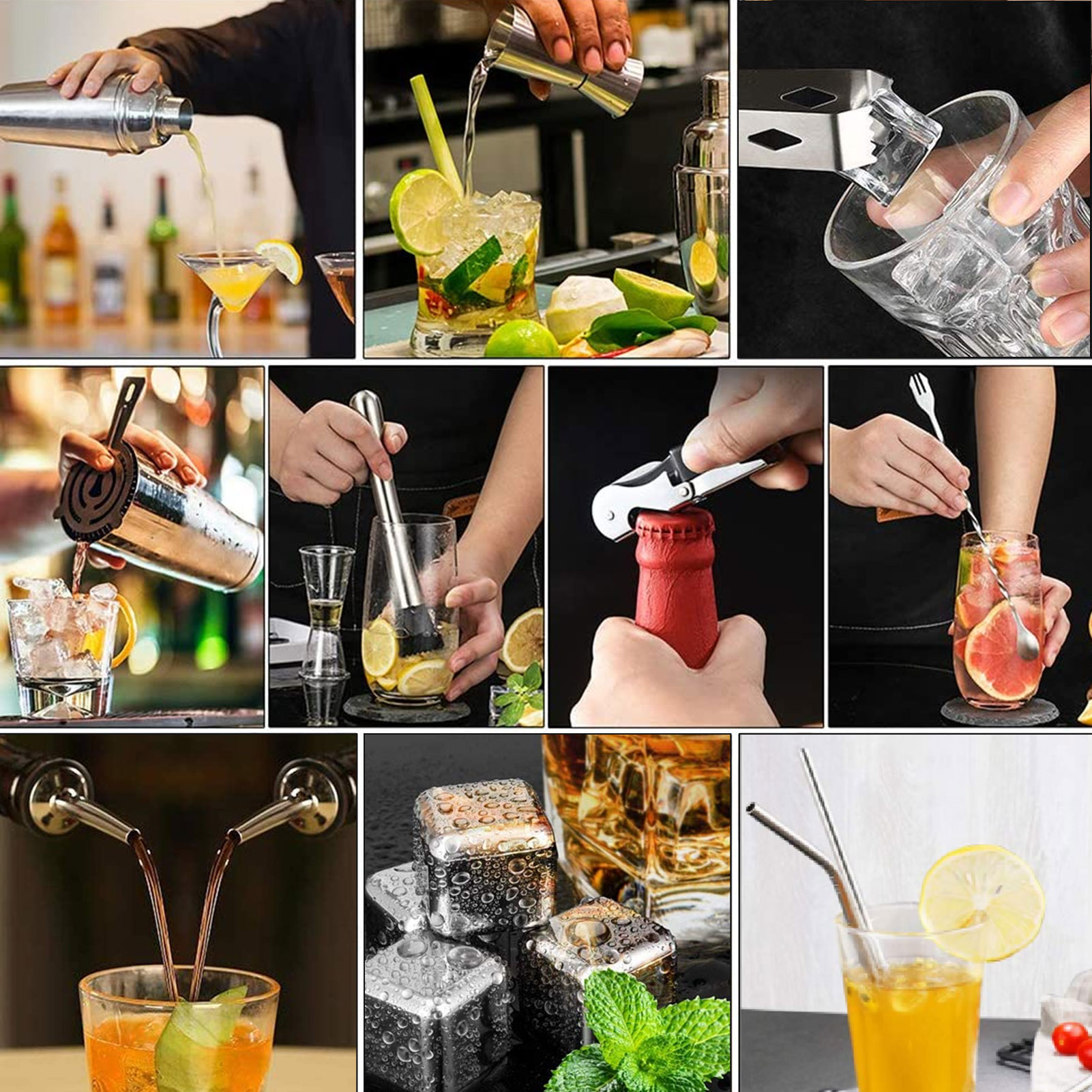 Zestaw do robienia koktajli Sh – Cocktail Recipe Book recenzja i cena